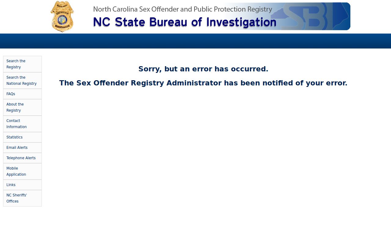 Alexander County sex offender registry address proximity map