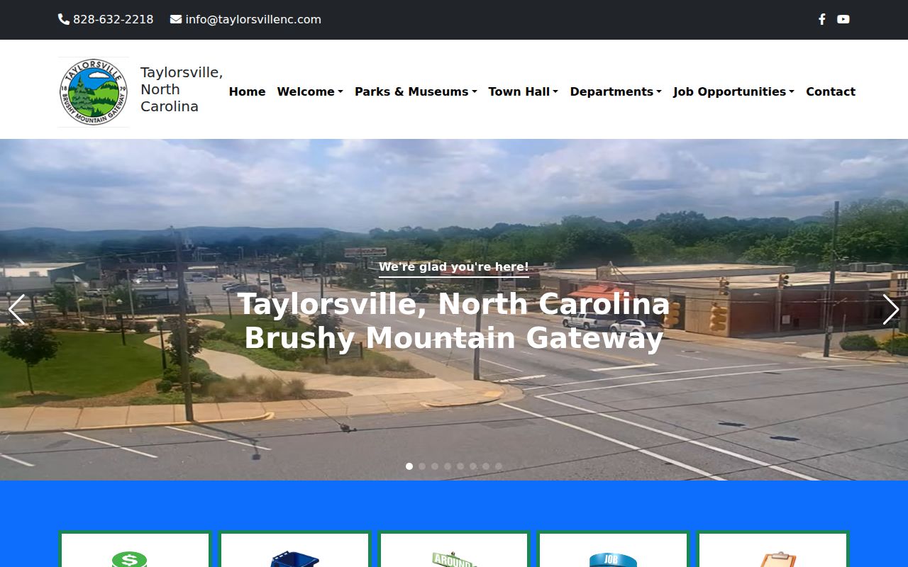 Taylorsville criminal history records in Alexander County at Town Hall